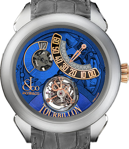 Review JACOB & CO PALATIAL FLYING TOURBILLON RANGE HOURS MINUTE 150.520.24.NS.QB.1NS Replica watch